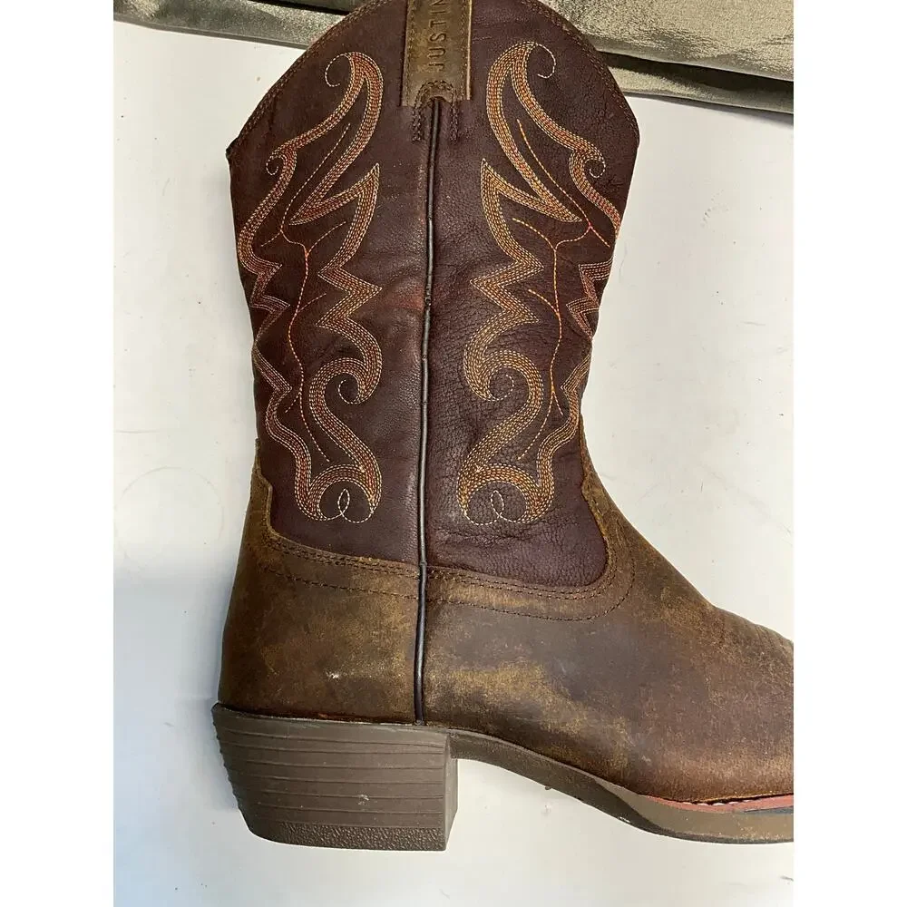 Men's Stampede Western Boots - Waxy Brown